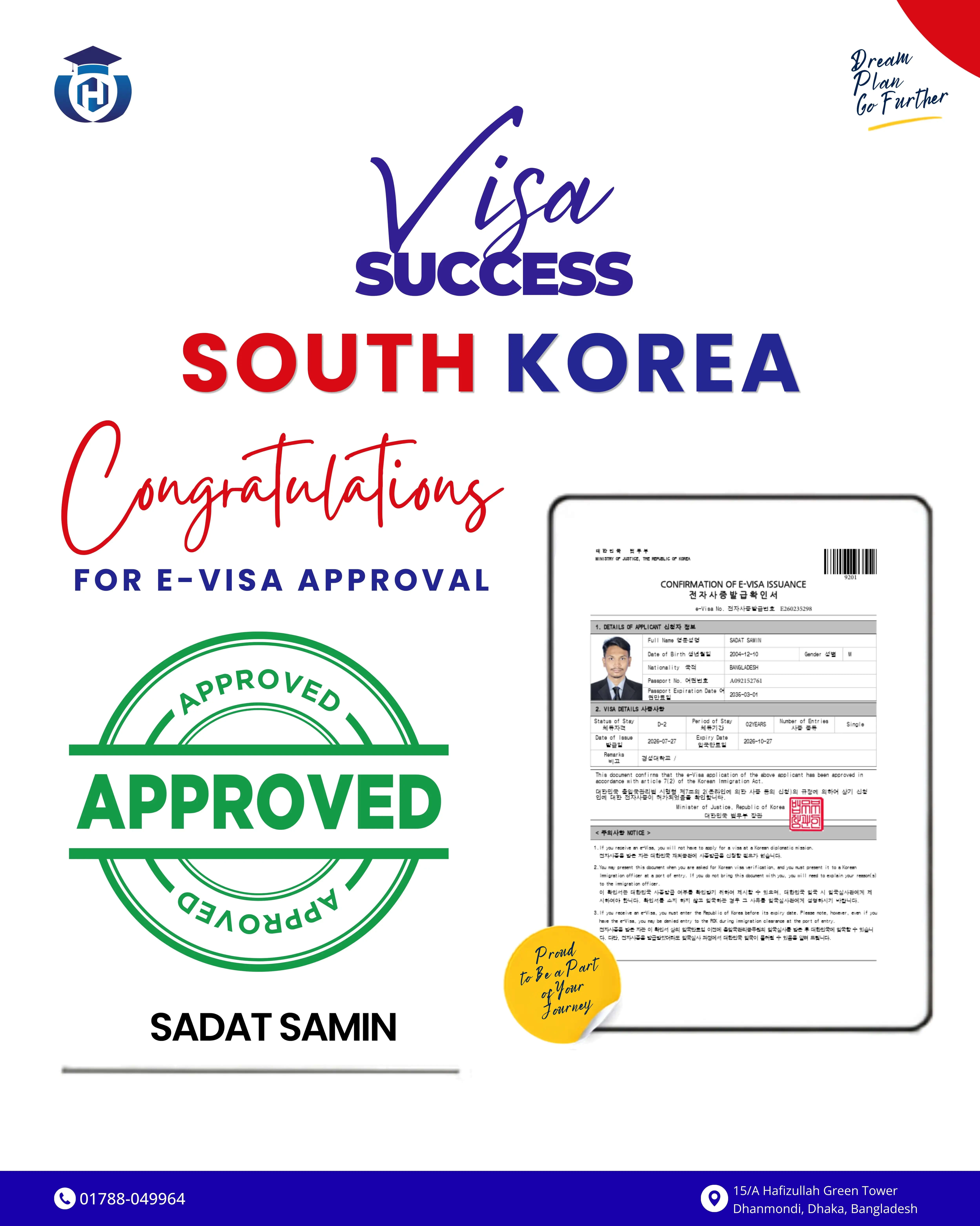 South Korea Visa Success
